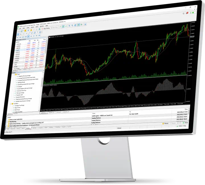 Focus Capital MetaTrader Screen